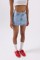 Asimetrik Bel Denim Mini Etek Asimetrik Bel Denim Mini Etek