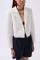 Crop Keten Blazer Ceket Crop Keten Blazer Ceket