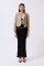 Crop Keten Blazer Ceket Crop Keten Blazer Ceket