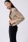 Crop Keten Blazer Ceket Crop Keten Blazer Ceket