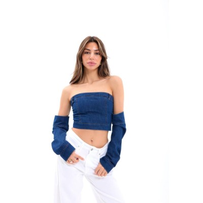 7357 KOT CROP-MAVİ 7357 KOT CROP-MAVİ