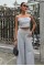 Crop Plazzo Pantolon Takım 10155-08 Crop Plazzo Pantolon Takım 10155-08