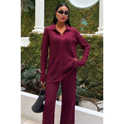 Odette Ajurlu Triko Pantolon Takım 9934 Odette Ajurlu Triko Pantolon Takım 9934