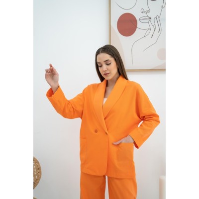 Oranj Ceket Ve Pantolon Takım Oranj Ceket Ve Pantolon Takım