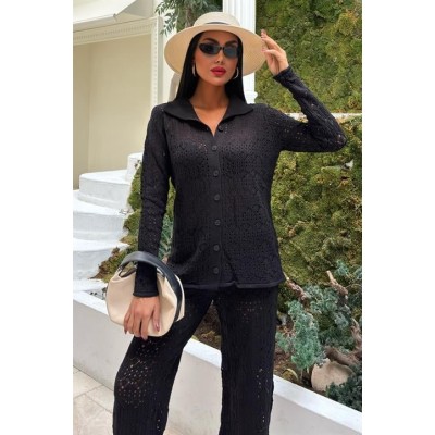 Odette Ajurlu Triko Pantolon Takım 9934 Odette Ajurlu Triko Pantolon Takım 9934