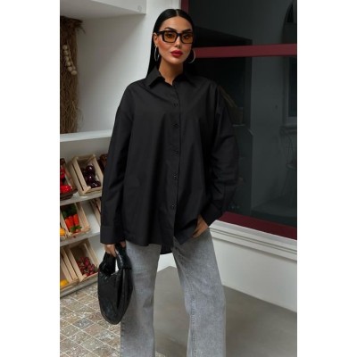 Klasik Oversize Poplin Gömlek 3421 Klasik Oversize Poplin Gömlek 3421