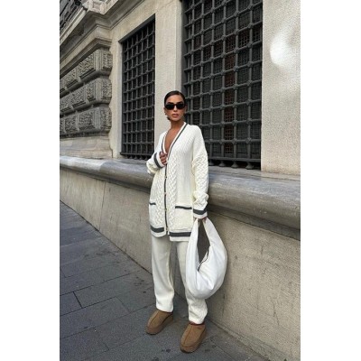 Lunadel Triko Hırka Pantolon Takım 9974 Lunadel Triko Hırka Pantolon Takım 9974