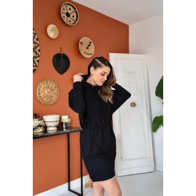 Siyah Sweatshirt Spor Elbise Siyah Sweatshirt Spor Elbise