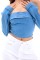 7358 KOT BLUZ-MAVİ 7358 KOT BLUZ-MAVİ