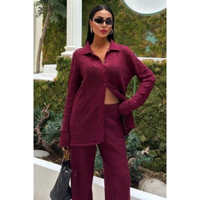 Odette Ajurlu Triko Pantolon Takım 9934 Odette Ajurlu Triko Pantolon Takım 9934