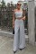 Crop Plazzo Pantolon Takım 10155-08 Crop Plazzo Pantolon Takım 10155-08