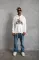 Erkek DANKES Baskılı Kapüşonlu Sweat - Beyaz