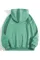 Erkek Düz Kapüşonlu Sweat - Mint Yeşili