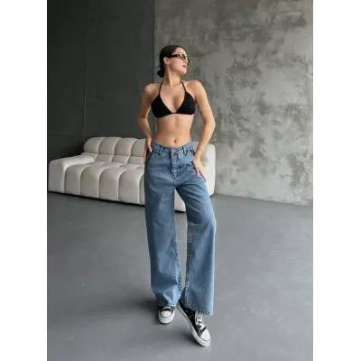 Palazzo Jeans Pantalon - Mavi Palazzo Jeans Pantalon - Mavi