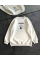 Kışlık Bisiklet Yaka Baskılı SweatShirt - Beyaz Kışlık Bisiklet Yaka Baskılı SweatShirt - Beyaz