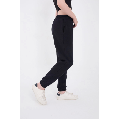 Üç İplik Basic Lastikli Eşofman Pantolon - Lacivert Üç İplik Basic Lastikli Eşofman Pantolon - Lacivert