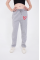 Oversize Boru Paça Baskılı Eşofman Pantolon - Gri Oversize Boru Paça Baskılı Eşofman Pantolon - Gri