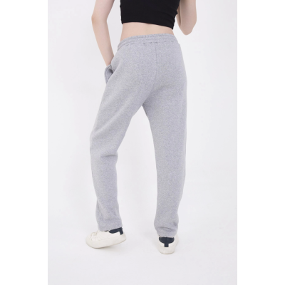 Oversize Boru Paça Baskılı Eşofman Pantolon - Gri Oversize Boru Paça Baskılı Eşofman Pantolon - Gri