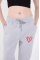 Oversize Boru Paça Baskılı Eşofman Pantolon - Gri Oversize Boru Paça Baskılı Eşofman Pantolon - Gri