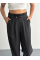 Yüksel Bel Rahat Paça Pantalon - Siyah Yüksel Bel Rahat Paça Pantalon - Siyah