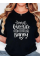 Baskılı Oversize Bisiklet Yaka T-shirt - Siyah Baskılı Oversize Bisiklet Yaka T-shirt - Siyah