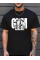 Sporda Günlük Hayata Giyilebilir GYM Baskılı Oversize Bisiklet Yaka Erkek T-shirt - Siyah Sporda Günlük Hayata Giyilebilir GYM Baskılı Oversize Bisiklet Yaka Erkek T-shirt - Siyah