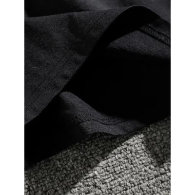 Erkek Dağ Grafikli Tişört, Yaz Için Büyük Beden Rahat T-shirt - Siyah Erkek Dağ Grafikli Tişört, Yaz Için Büyük Beden Rahat T-shirt - Siyah