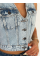 Kot Jeans Yelek - Buz Mavisi Kot Jeans Yelek - Buz Mavisi